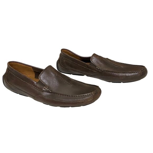 Clarks Ashmont Driving Loafers Mens Size 12 Brown - Picture 2 of 8
